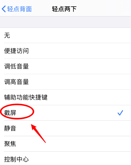 利国镇苹果手机维修分享iPhone12如何启用双击截屏 